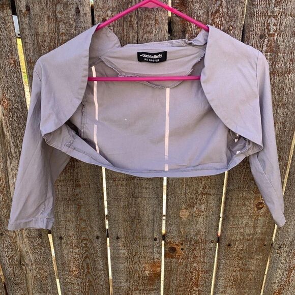 Blackbutterfly shrug 3/4 sleeve size 8 - Picture 1 of 6